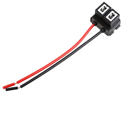 Universal H7 Stecker Buchse Keramik Fassung Halogenlampe Sockel Auto Birne Lampenadapter mit Kabelbaum Glühlampe Sockel mit Stecker Glühlampe Sockel Adapter Birnenfassung Splitter Glühlampe Steckdose