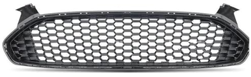 Rejillas frontales de radiador Rejilla De Parachoques Delantero Parrilla Malla Coche Para Ford Para Mondeo 2013 2014 2015 2016 Parrillas delanteras(Todo negro)