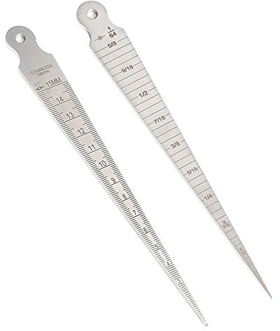Taper Gage 1-15mm Stainless Taper Welding Gauge Test Ulnar Inch&Metric by Co-link