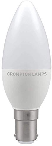 Crompton LED Candle Thermal Plastic 5.5W B15d Very Warm White Opal