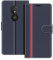 COODIO Phone Case For Motorola Moto G7 Power, Magnetic Flip Leather Case For Motorola Moto G7 Power Wallet Case, Dark Blue/Red
