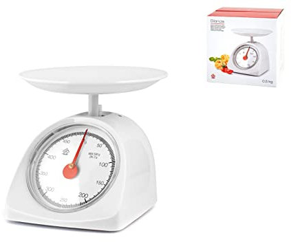 Home Bilancia Cucina Meccanica, Bianca, 0,5Kg