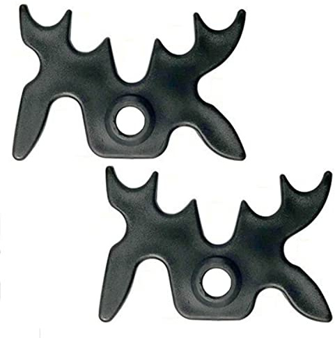 Yueser Billard Queue BrückenKopf,Kunststoff Billard Brückenkopf Billard Queue Brücke Halter Billard Queue Kreuz Billard Bridge Billard Brückenkopf Halter Billard Queue Zubehör(Schwarz 2 Stücke)