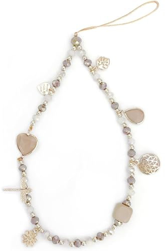 Handy-Lanyard mit Kristallperle und Anti-Lost-Funktion, praktisches Accessoire für Handy, Tasche und Schlüsselbund