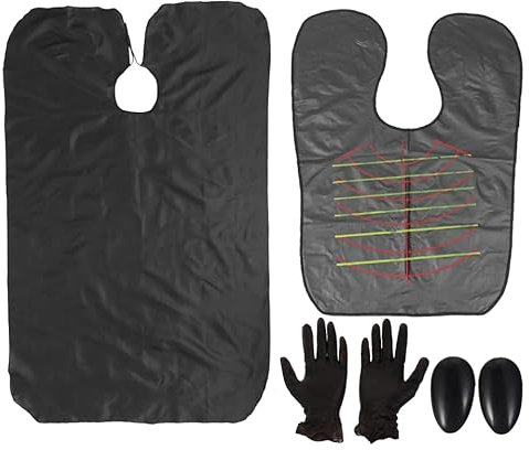 Healeved Kit Outils Coiffure Professionnel Avec Cape Coupe Cheveux Et Cache-Oreilles Pour Teinture À Domicile Et Salon