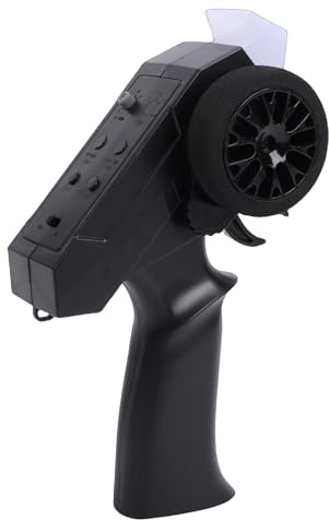 Domary 2,4Ghz 2-kanals Fjärrkontroll Exakt Kontroll Ergonomisk Design Signalljusindikator Kompatibel med Bilar Båtar Tankar