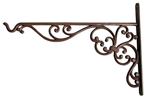 Esschert Design Haken für Hanging Basket, Befestigung für Hängekörbe, Halterung Blumenampeln XL