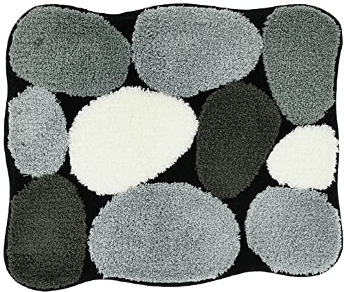 Kleine Wolke 8972926331 Badteppich Stone , 55 x 65 cm, schwarz