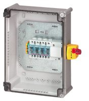 Coffret de proximité 125A IK07 3P avec interrupteur-sectionneur Vistop et bornier de terre Viking 3