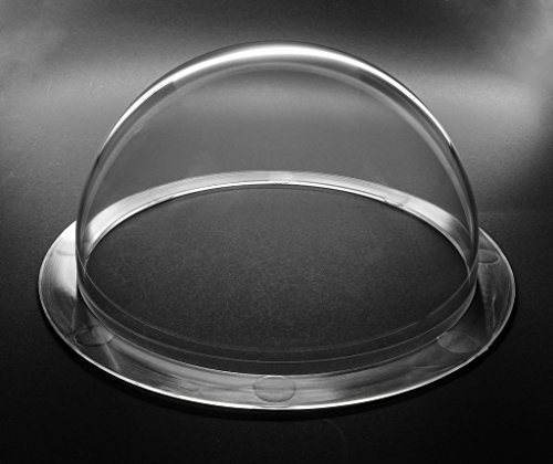 JMX 6 Pouces Acrylique Intérieur/Extérieur CCTV Remplacement Clair Boîtier de Caméra Dôme Sécurité Caméra Dôme de Logemen