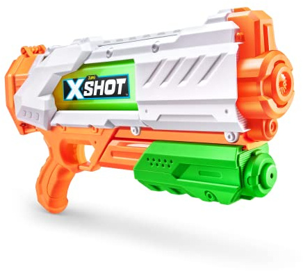 XSHOT Fast-Fill Medium Water Blaster by ZURU, Watergun for Summer, XShot Water Toys, Squirt Gun Soaker (Fills with Water in just 1 Second!) Big Water Toy for Children, Boys, Teen, Men (Medium)