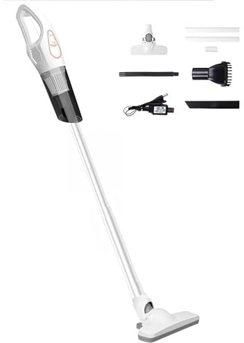 Cordless Vacuum Cleaner for 12000pa, 3-In-1 Converts To Handheld, 0.5 Dust Tank, Washable HEPA Filter, Lightweight, Powerful Suction, 120W, for Hard Floors/Carpets/Pet Hair, Black