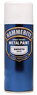 Hammerite Smooth Finish Aerosol White 400ml