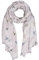 Wrendale Designs by Hannah Dale - Glamour Puss Lightweight Cat Scarf - 70cm by 190cm