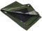 WERKA PRO Telo Multifunzionale Nero e Verde 240 g/m2 1,5 x 6 m