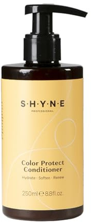 SHYNE - Color Protect Conditioner - Spülung für coloriertes und natürliches Haar, für lang anhaltenden Glanz, ohne Silikon, ohne Sulfate, ohne Parabene