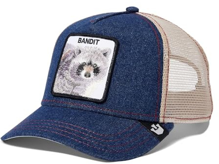 Goorin Bros. Cappello da Baseball da Uomo The Farm Trucker in Rete per Donna, Trucker-Bandit Navy #27181, Taglia Unica