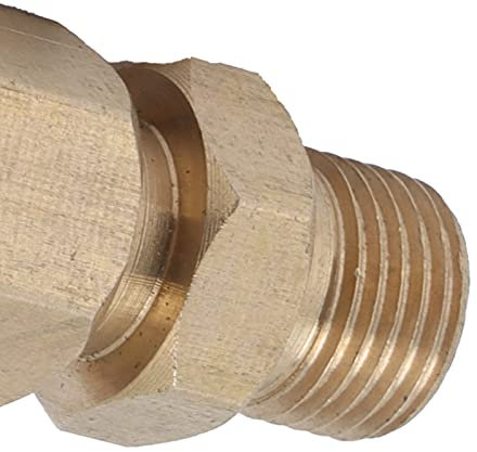 AYNEFY Springbrunnendüse, Garden Parks Teichdekoration Springbrunnen Sprinkler, Verstellbarer Sprinkler-Sprühkopf, Ersatz für Springbrunnenpumpen-Zubehör aus Messing für Fountain Park (1 Punkt 1/8)