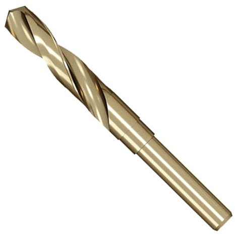 Meccion HSS Cobalt Drill Bit 14mm Reduced Shank Twist Drill Bit for Metal, Stainless Steel, Aluminium, Wood, Plastic, Non-Ferrous Etc.
