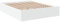 vidaXL Bettgestell, Bett Doppelbett für Schlafzimmer, Bettrahmen mit Lattenrost, Schlafzimmerbett Modernes Design, Weiß 150x200cm Holzwerkstoff
