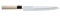 3 Claveles CUCHILLO DE ACERO INOXIDABLE CON MANGO DE MADERA DE ARCENIPON YANAGIBA 30 cm 3C
