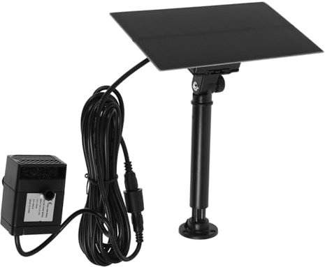 ibasenice Solarbetriebene Springbrunnenpumpe Mit Erdspieß Gartenbrunnen Für Teich Und Vogelbad Zu Installieren Für Außenbereiche Umweltfreundlicher Wasserspaß