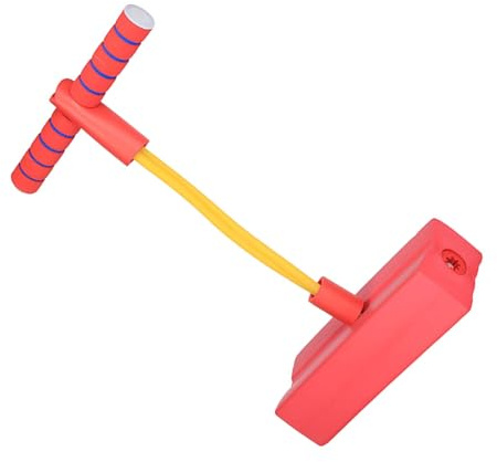 Estink Skum Pogo Stick Främja Balans Utomhushoppning Leksak för Barn Lätt Att Greppa Skum Jumper Studsa för Barn (Röd)