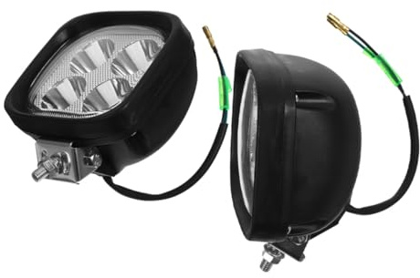BUGUUYO 2 pezzi Luci LED per Carrello Elevatore Faro Lavoro Alta Luminosità Efficienza Energetica Compatibili con Vari Modelli Installazione Semplice