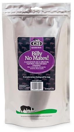 CSJ Billy No Mates – A Natural Herb Mix to Effectively Repel Fleas, Ticks & Mites | 325g