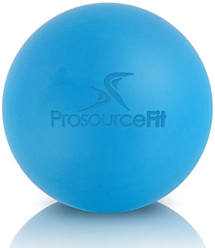 ProsourceFit Lacrosse Massage Ball for Self-Myosfascial Release, Deep Tissue Massage, Muscle Mobility, Post-Workout Recovery, Blue