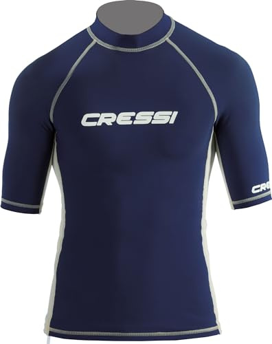 Cressi Men Rash Guard Man Rash Guard - Dark Blue, M/3 (50)