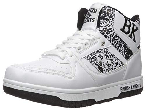 British Knights Herren Kings Sl Sneakers Sneaker, Weiß/Schwarz/EL, 43 EU