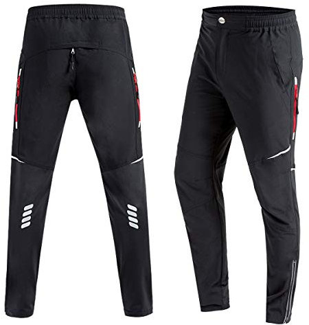 MidGard Funktionshose, Winddicht und atmungsaktiv (Fahrradhose, Laufhose, Outdoorhose...) Unisex Gr. XL