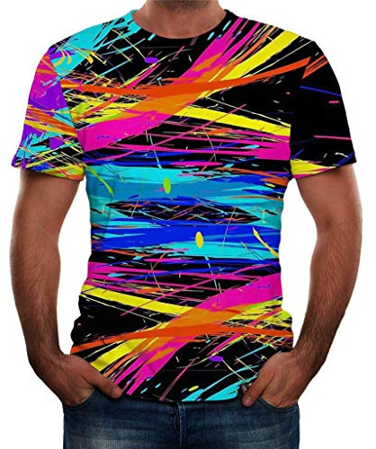 Yowablo Men's Polo Shirt, Stand-Up Collar Shirt, Short Sleeve Shirt, Functional Shirt, Sports Shirt, Fitness Shirt, Tee T-Shirt, Sports Shirt, Training Shirt, Sportswear T-Shirt (L, 4 Multi-Colour)