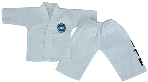 Playwell Martial Arts Gifts - ITF Taekwondo Baby Uniform (Infant suit) (6-12 Months)