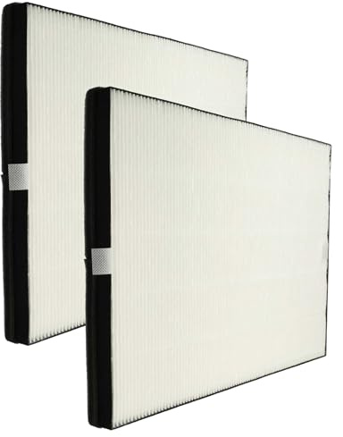 vhbw 2x Filtres HEPA compatible avec Philips AC1214, AC1215, AC1217, série 1000i, série 1000, AC1217i, AC2729 purificateur d'air - Filtre de rechange