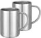 luvtree Doppelwandiger Thermobecher aus Edelstahl.Thermo Tasse,Tasse Camping,Metall Tasse,Edelstahlbecher 210ml. Für Kalt- und Heißgetränke geeignet. 2er-Pack.