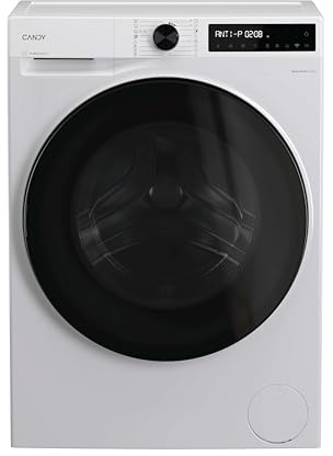 Candy ProWash&Dry 500 - BWR 4128BL8-S Lavasecadora, 12KG+8KG, 1400RPM, Pantalla Táctil + Rosca, Motor Inverter SpeedDrive, 16 Ciclos, 6 Rápidos, Funciones Higiénicas, Wifi, Inicio Diferido 24H, Blanca