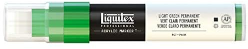 Liquitex Professional Paint Marker with 8-15 mm Wide Nib - Light Green Permanent