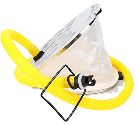 Bellows Foot Pump Foot Activated Pump, Manual Pump Compact Plastic Air Pump Foot Pump, for Fishing Inflatable Boat Kayak Rubber Dinghy Float Boat
