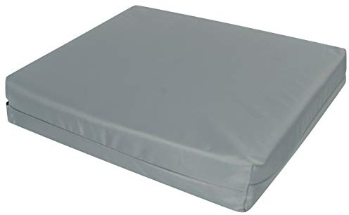 Deep Pressure Relief Memory Foam Wheelchair Cushion Seat Pad waterproof Memory Foam Wheelchair Cushion Seat Pressure Relief Seat Pad Chair multi use COLOR GREY SIZE 16'' X 18'' X 2''
