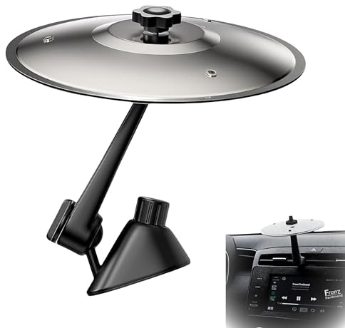 Vasca da crash per auto, mini tamburo di ventilazione, perfetta per auto, strumento musicale, bacino, incidente d'auto, cymbals, tamburo, clip per crash per congestione e stanchezza