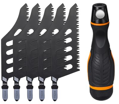 Larga Da Traforo | Strumento Con Codolo A T | Da Traforo Per Compensato,Per Legno Tenero Pannello Di Fibra Compensato Legno Artigianato Mobili Ristrutturazione