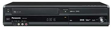Panasonic DMR-EZ47 - Combinazione Registratore DVD e VCR - Con Up-Conversion 1080P e Freeview - Nero