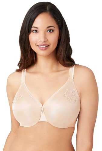 Wacoal Women's Slimline Seamless Minimizer Bra, Sand, 32 E