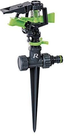 Ribiland Pra/AB.1410 Arroseur à Batteur sur Piquet en Plastique Noir 290 x 30 x 100 cm