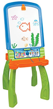 VTech – Magi Chevalet interactif 3 en 1 mixte, tableau interactif enfant