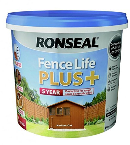 Fence Life PLus Ronseal Medium Oak 9L