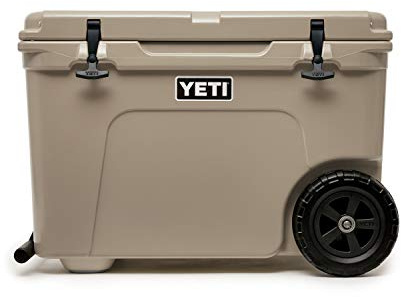 YETI Tundra Haul Portable Wheeled Cooler, Tan