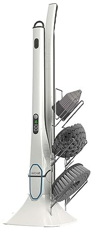 AirCraft Home, PowerScrub Cordless Cleaning Kit Electric Scrubber Multi Surface Metal Gears Digital Display Stand 2 Speed 120cm Extension